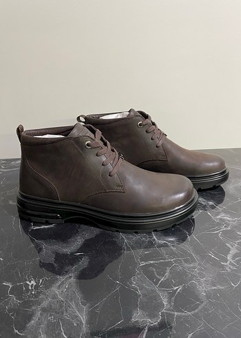 İnci deri erkek ayakkabı bot - Görsel 2