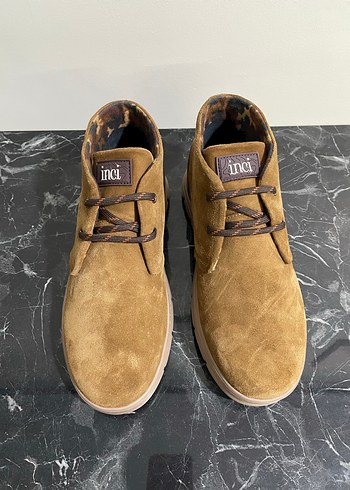İnci deri erkek ayakkabı bot - Görsel 5