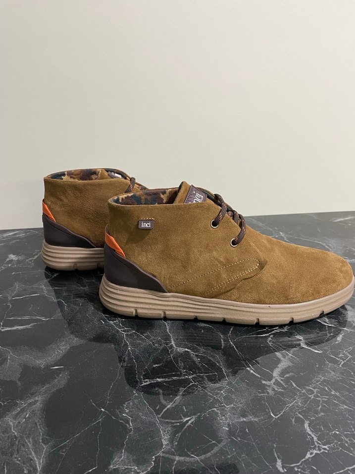 İnci deri erkek ayakkabı bot - Görsel 4