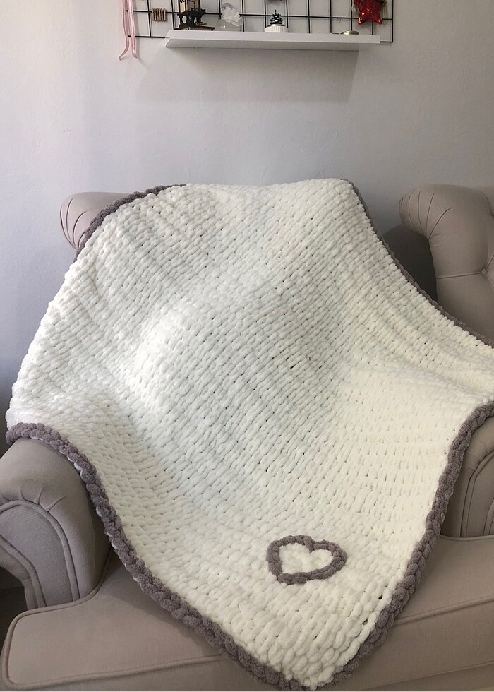 Krem kalpli puffy bebek battaniyem ürünlerim el emeğidir . - Görsel 2