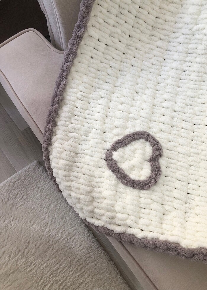 Krem kalpli puffy bebek battaniyem ürünlerim el emeğidir . - Görsel 4