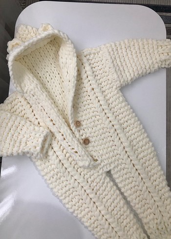 Krem bebek tulumu - Görsel 2