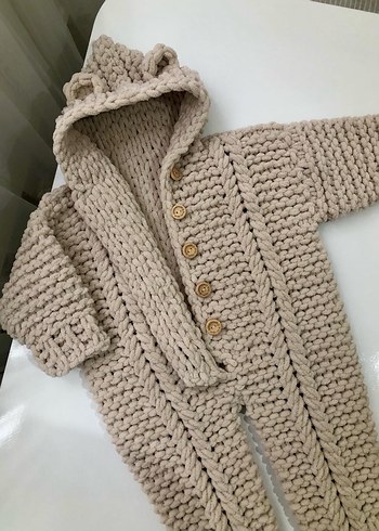 Kahve bebek tulumu - Görsel 2