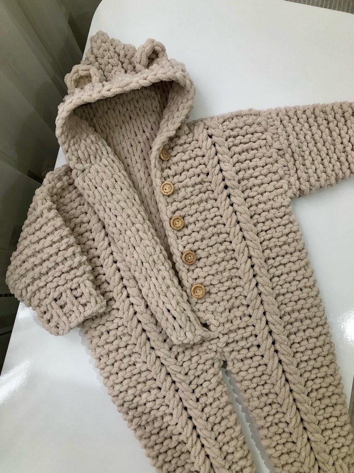 Kahve bebek tulumu - Görsel 2