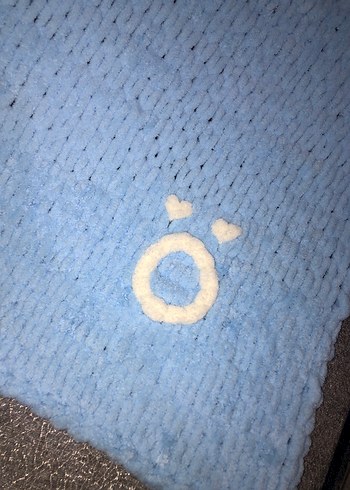 Puffy bebe mavisi bebek battaniye - Görsel 4