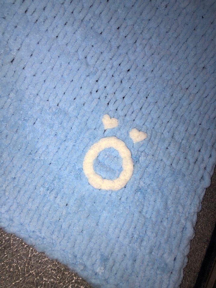 Puffy bebe mavisi bebek battaniye - Görsel 4