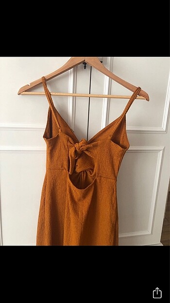 s Beden Bershka askılı elbise