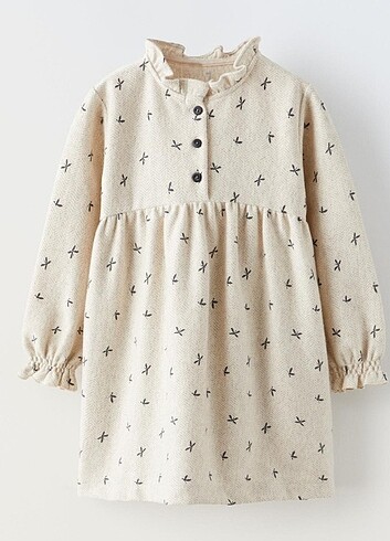 ZARA Kız cocuk elbise 5-6 yas