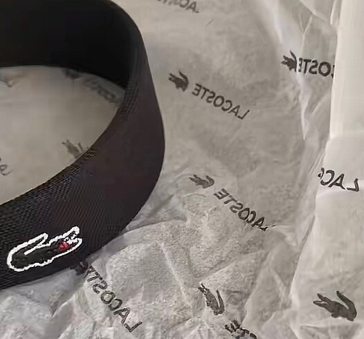 Beden siyah Renk Lacoste Orşjinal Siyah Sça Bandanası