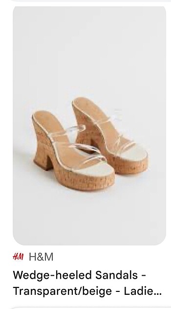 38 Beden H&M Sandalet