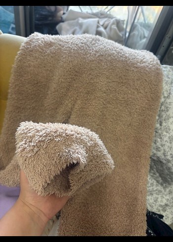 Bej Tek Renk Yumuşak H&M Peluş Alt
