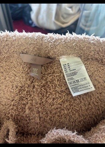  Beden Bej Tek Renk Yumuşak H&M Peluş Alt