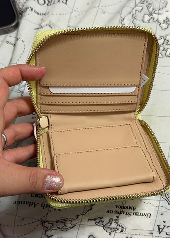 Sarı Guess YENİ SEZON Kartlık - Görsel 6