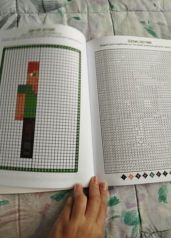  Beden Minecraft pikselli boyama seti