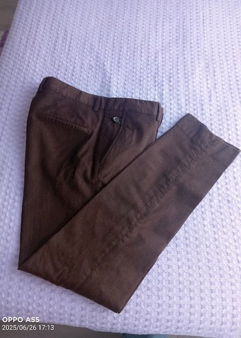 NETWORK erkek kahverengi regular fit pantolon