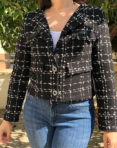 Şanel Kumaş Kadın Ceket