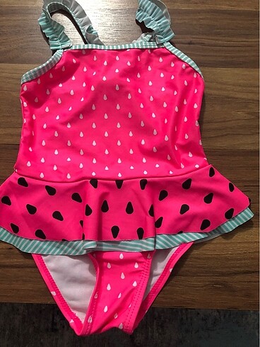LC Waikiki Karpuz model kız çocuk mayosu