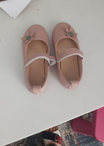 Kız Çocuk Pembe Tokalı Babet - Görsel 2