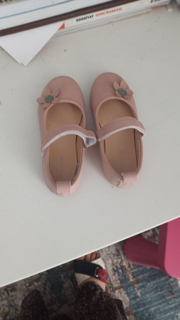 Kız Çocuk Pembe Tokalı Babet - Görsel 2
