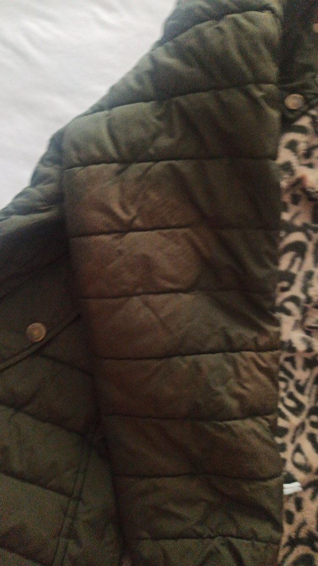 Kürk Detaylı Kadın Kamuflaj Kışlık Mont 7 _ 8 yaş - Görsel 3