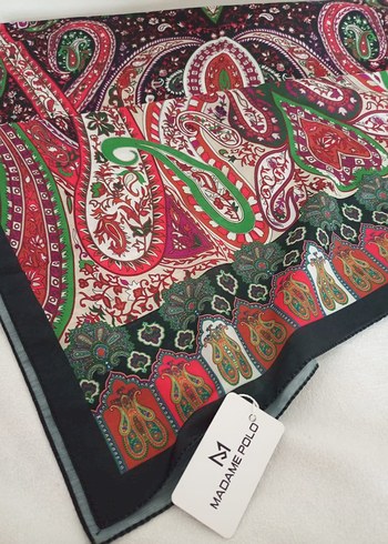 Kadın Çok Renkli Bohem Şal - Görsel 6