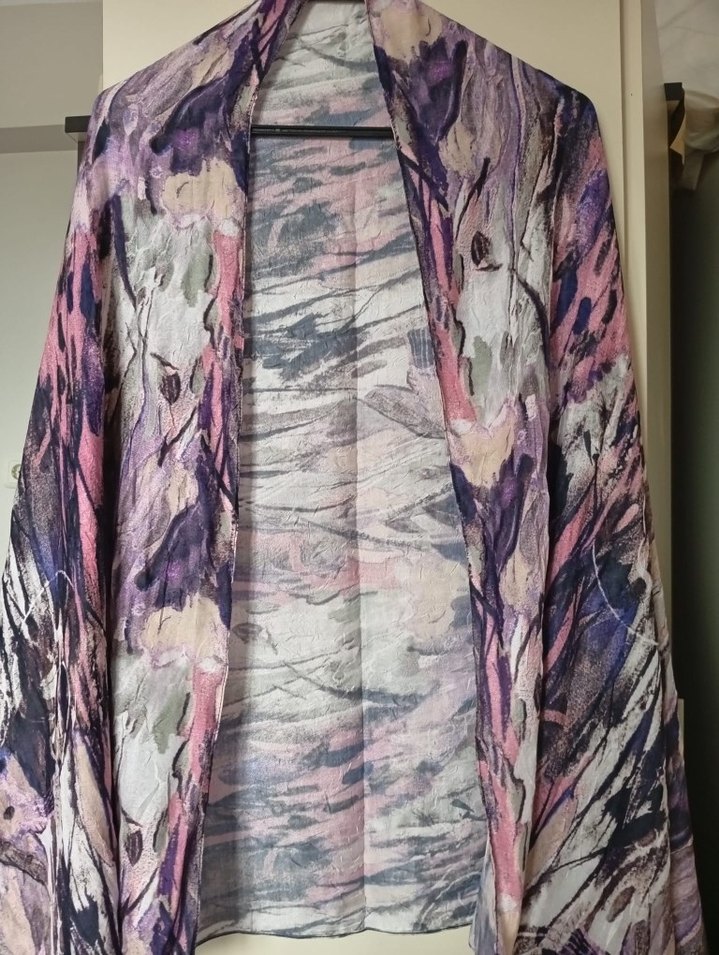 Desenli Bambu Şal - Görsel 2