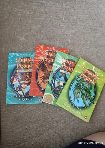 Canavar Peşinde - 4 Kitap Seti