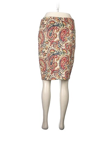 l Beden Batik Midi Etek %70 İndirimli.