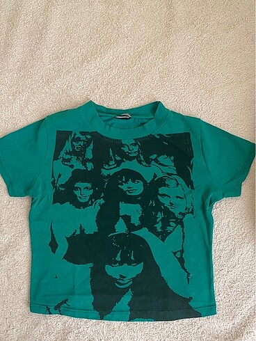 Y2k yeşil t-shirt