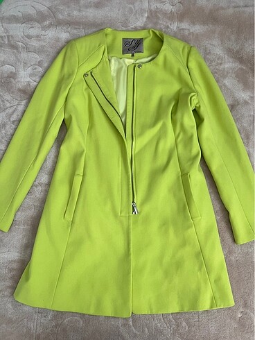 Supertrash Neon -fıstık yeşili krep ceket ????