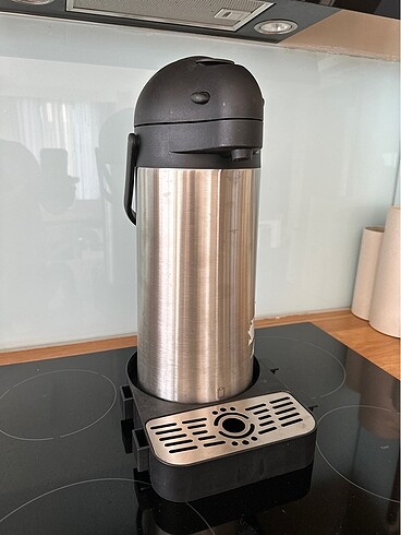 Termos cay kahve 3 litre pompali