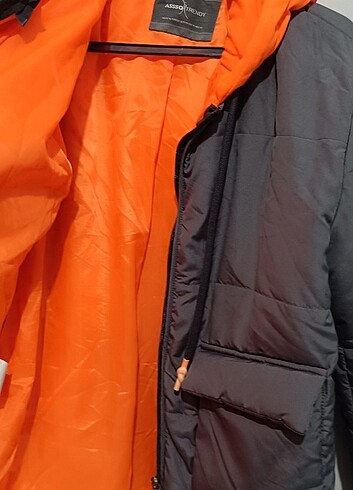 m Beden turuncu Renk Mont iki defa giyildi 