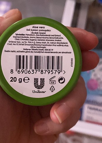 Vaseline Aloe Lip Therapy 20g - Görsel 2