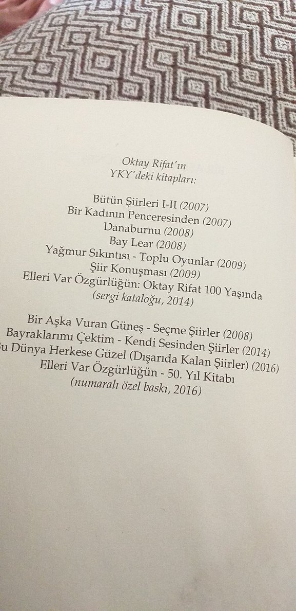 Oktay Rifat - Bir Aşka Vuran Güneş 8. Baskı - Görsel 5