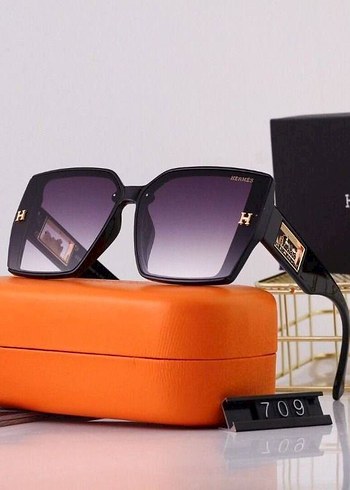 Beden kahverengi Renk Hermès Kahverengi Kadın Güneş Gözlüğü