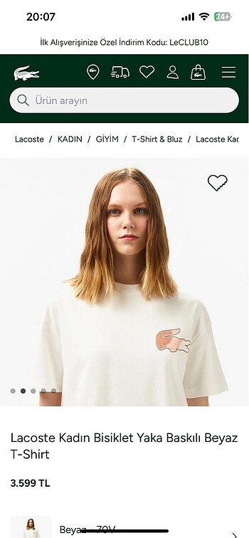 Lacoste Tişört
