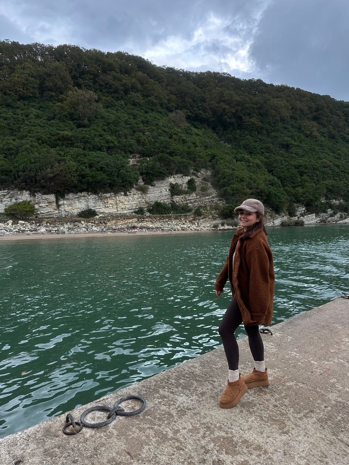 Kahverengi Kadın Midi Parka Koton - Görsel 2