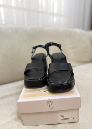 Diğer Sik Siyah Platform Sandalet