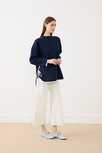 Biye detaylı sweatshirt