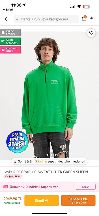 Levis sweatshirt