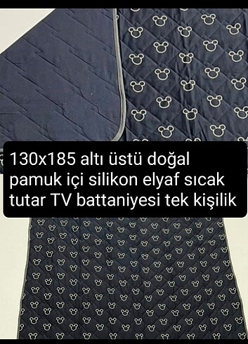 135x185 TV battaniyesi tek kişilik 