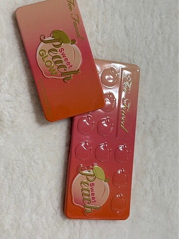 Too faced sweet peach göz ve yüz palet seti