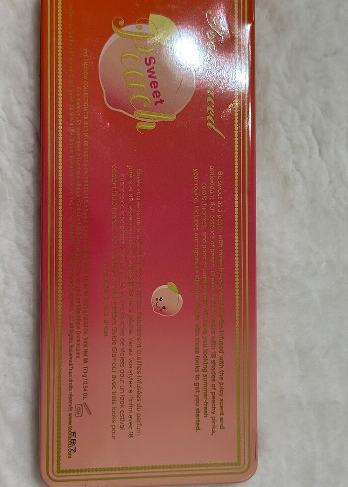 Too faced sweet peach göz ve yüz palet seti - Görsel 5