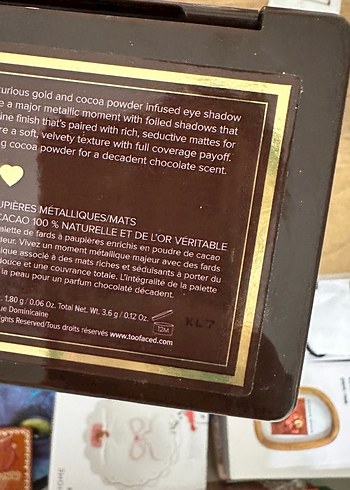 Too Faced Chocolate Gold Far Paleti - Görsel 3