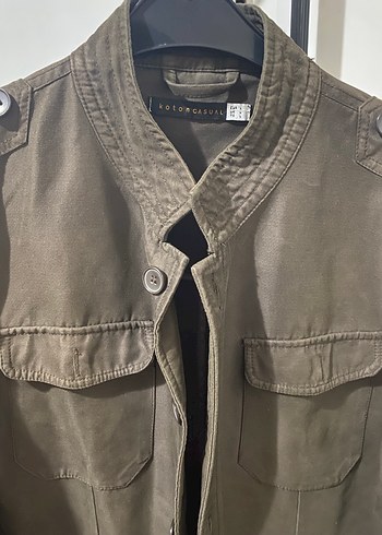 Düğmeli Erkek Kahverengi Ceket - Görsel 2