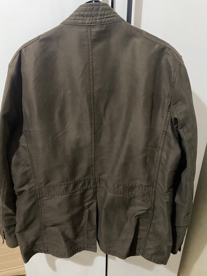 Düğmeli Erkek Kahverengi Ceket - Görsel 3