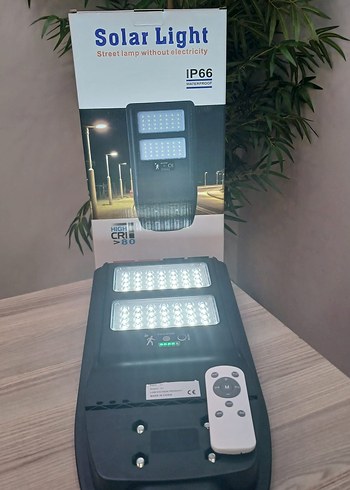 IP66 Su Geçirmez Güneş Enerjili Sokak Lambası