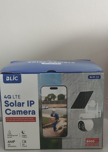 BliC 4G LTE Solar IP Kamera 8000 mAh