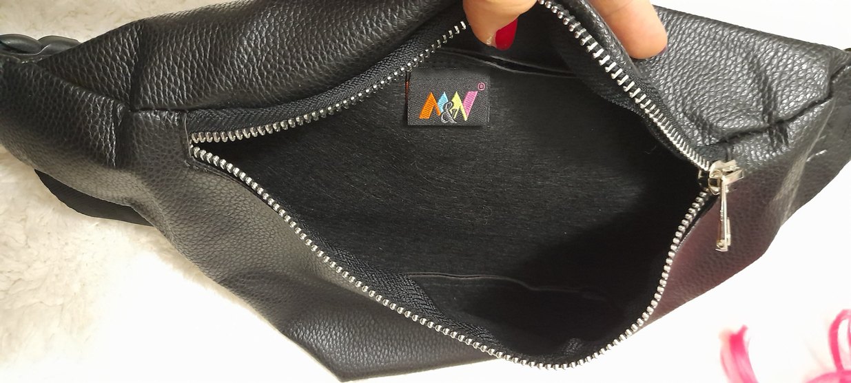 Diger Siyah Minimalist Bel Çantası - Görsel 4