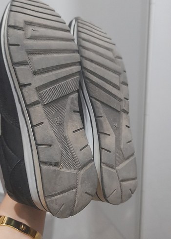 Siyah Rock Punk Tarzı Kadın Spor Ayakkabı - Görsel 4